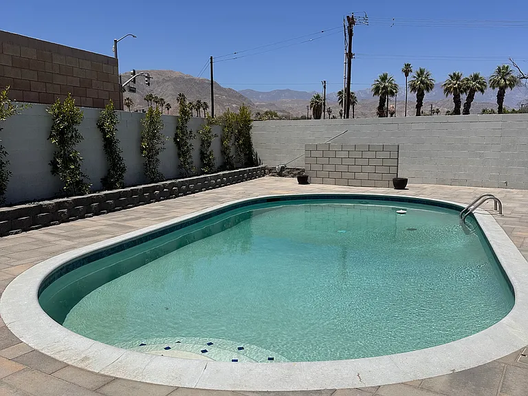 Newly renovated heated pool