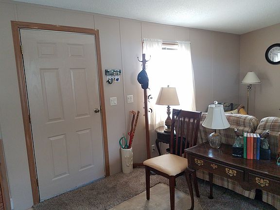 Front door and livingroom