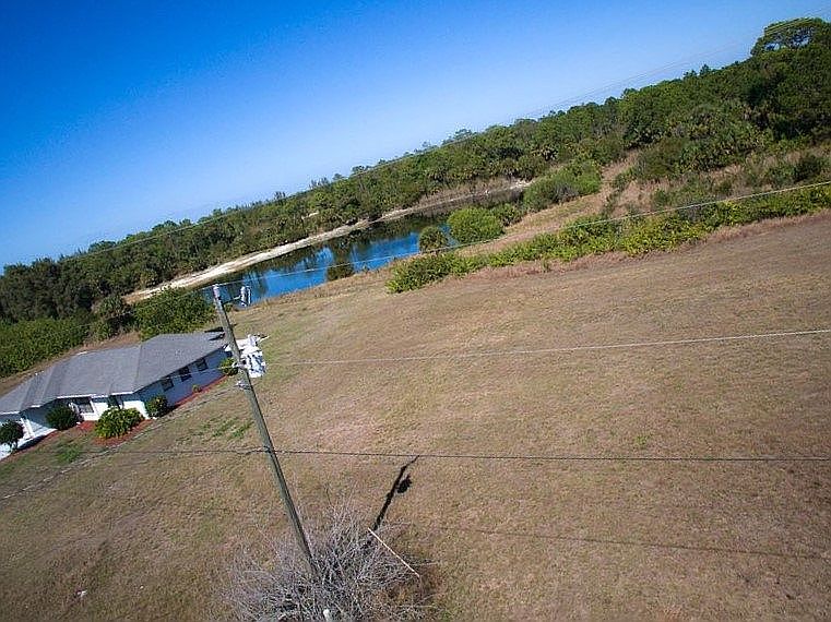 View of lake from the lot