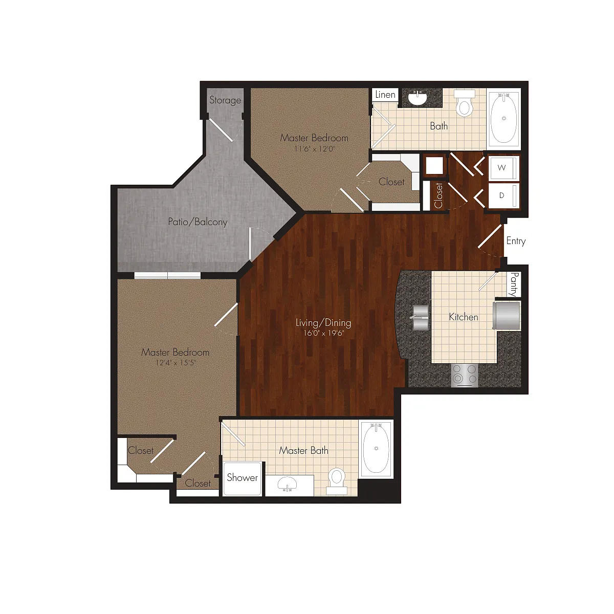 Floor plan The Kipling