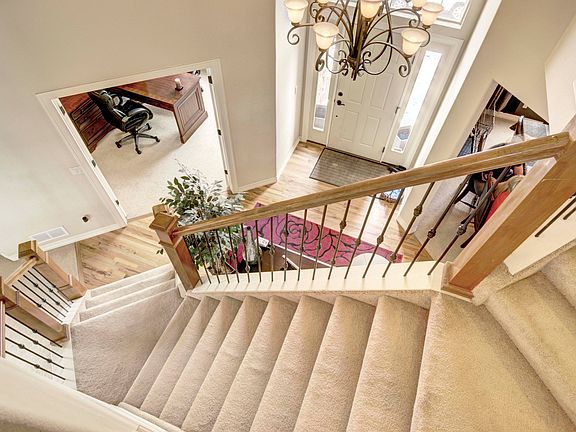 View of foyer from upstairs.