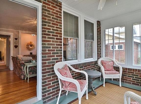 Another view of the foyer/sun room as you enter the formal living room