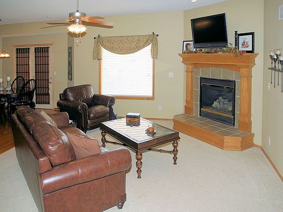 Living Room with Gas Fireplace