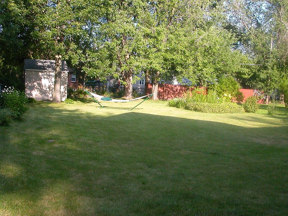 backyard with shed