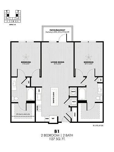 Floor plan B1