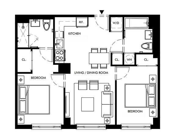 2nd image of 50 Clarkson Ave #2707