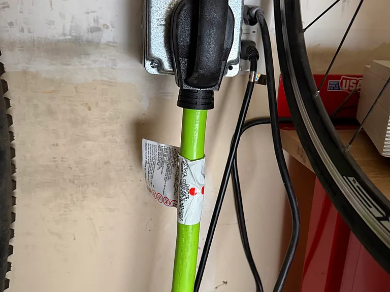 Level 2 EV charging outlet