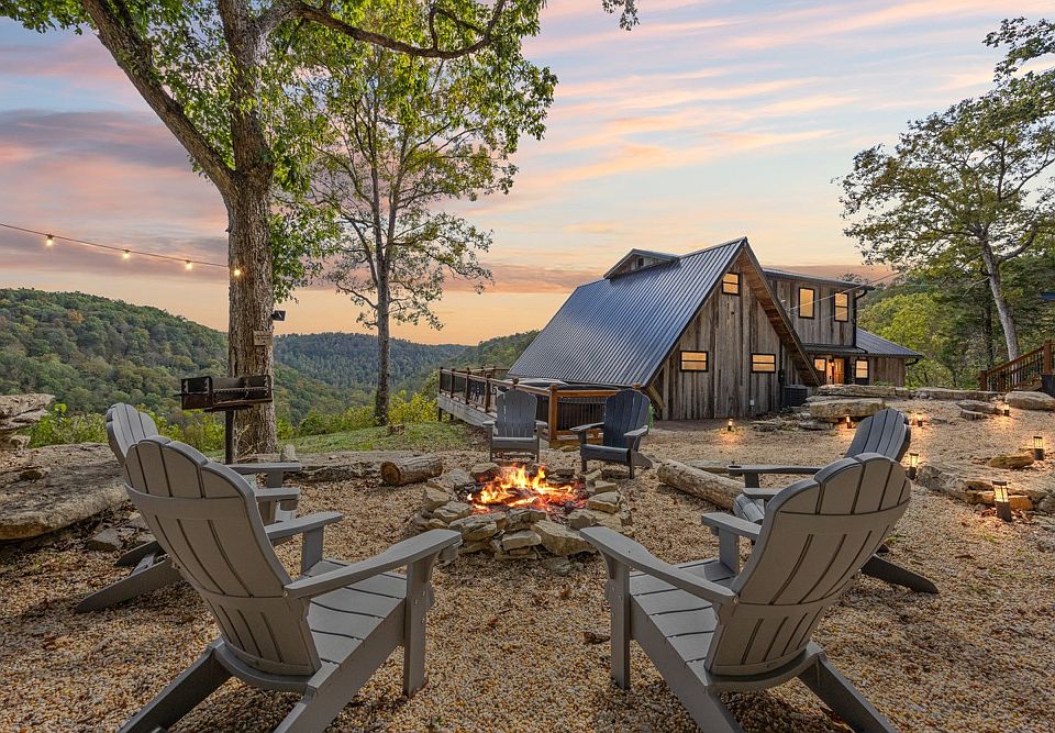Firepit view looking over the valley