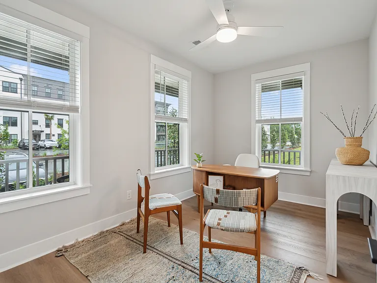 First floor flex room for office, den, playroom with full bathroom