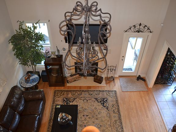 loft looking down at living 