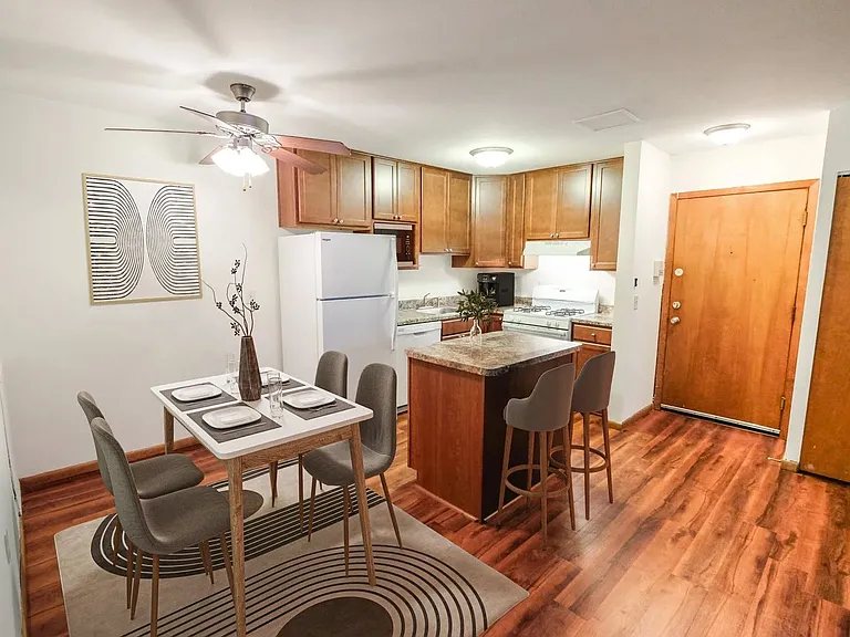 Welcome to Central Lakes of Uptown, where modern living meets comfort. This stylish kitchen and dining area blend functionality with elegance, perfect for entertaining or relaxing. Ready to elevate your lifestyle? Schedule a tour today!