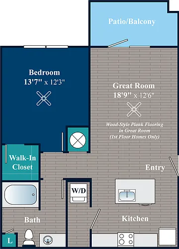 Floor plan Adams
