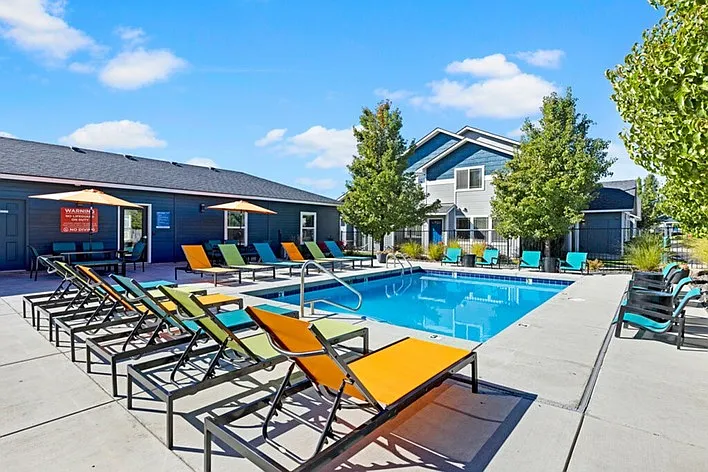 Sparkling Pool with Resort Style Seating