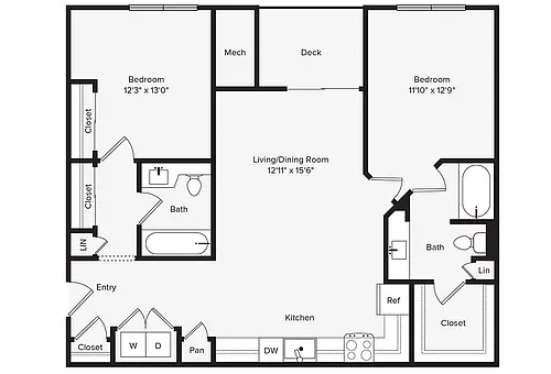 Floor plan B2-1136