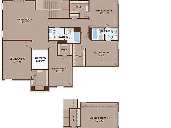 Cornell Second Floor Plan