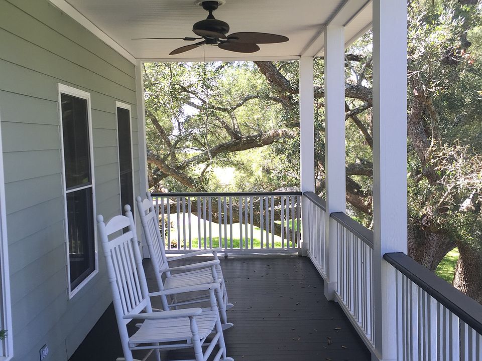 Front porch water view 