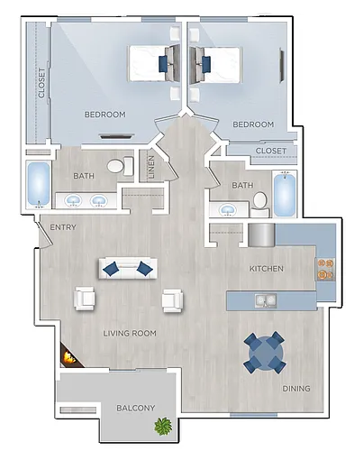 Floor plan C