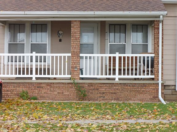 Offers a covered front porch