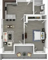 1 BED 1 BATH 1 BED 1 BATH
