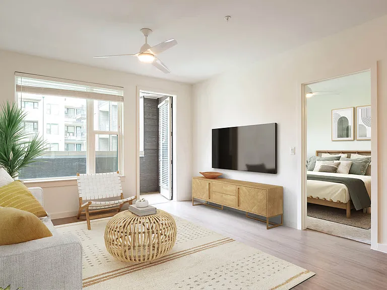Living Room with Hard Surface Flooring