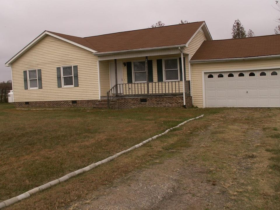 A broad front view of this house