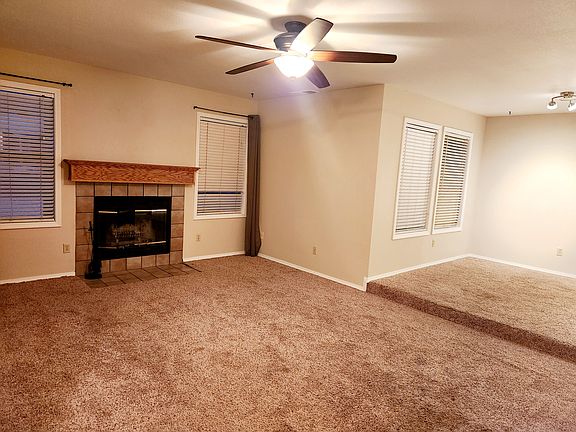 Living room and dining area (or office area)