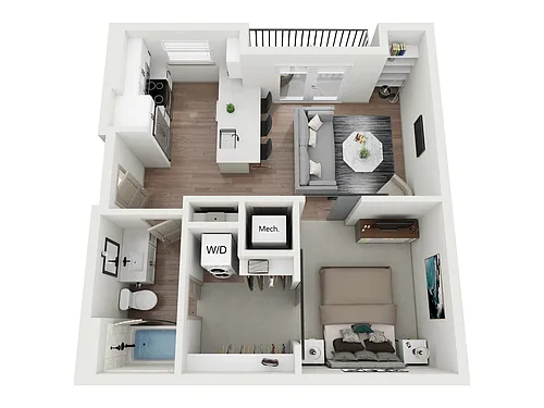 Floor plan A1 - District Square