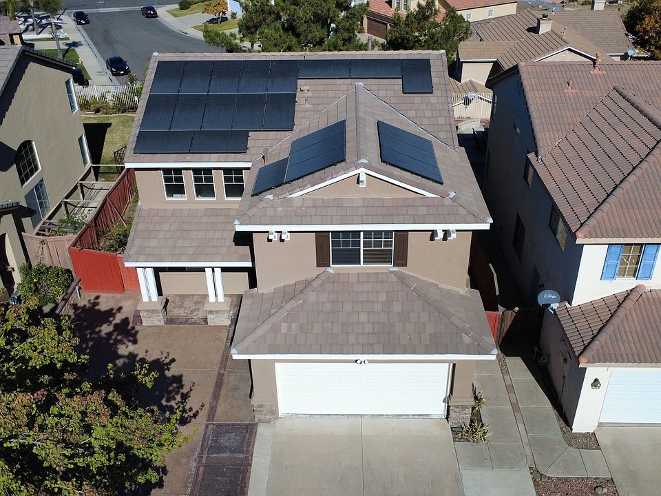 Front photo of house with solar