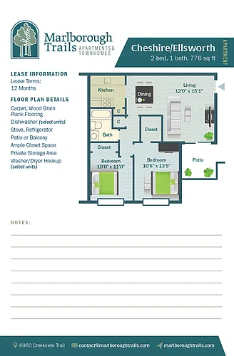 Floor plan Cheshire