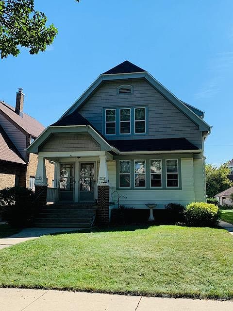 Front view with porch