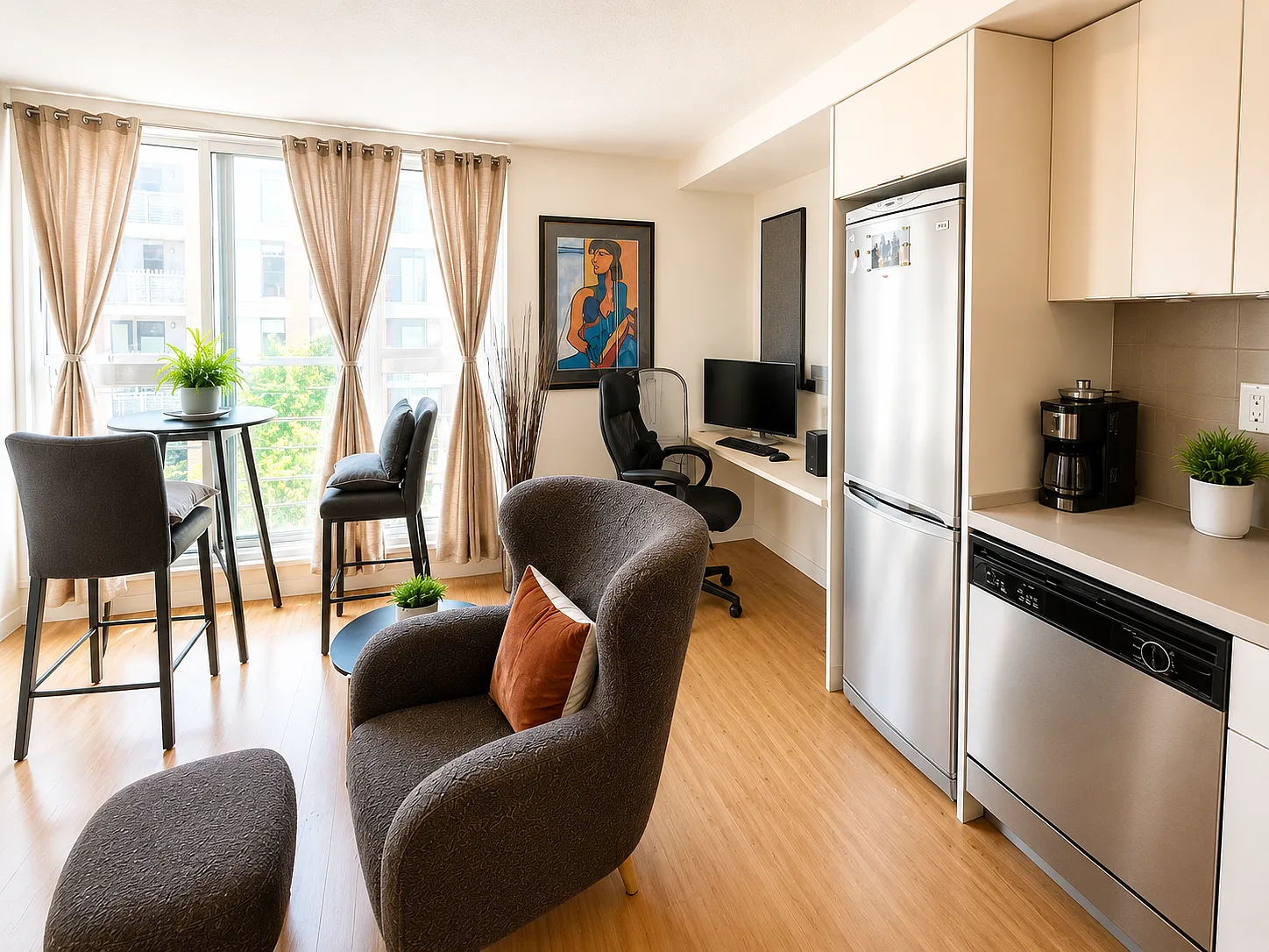 1 bed, 630 sqft, $2,450 — Photo 3