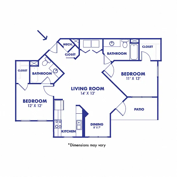 Floor plan B2-1