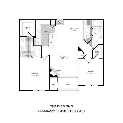 Floor plan The Diamond