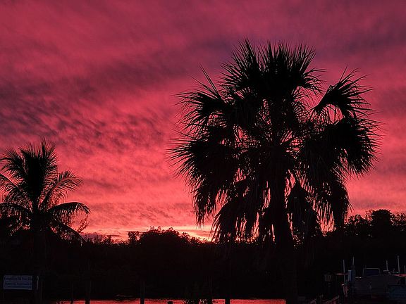 Sunset from the front porch