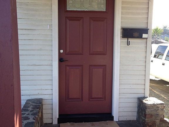 New Front Door & small porch