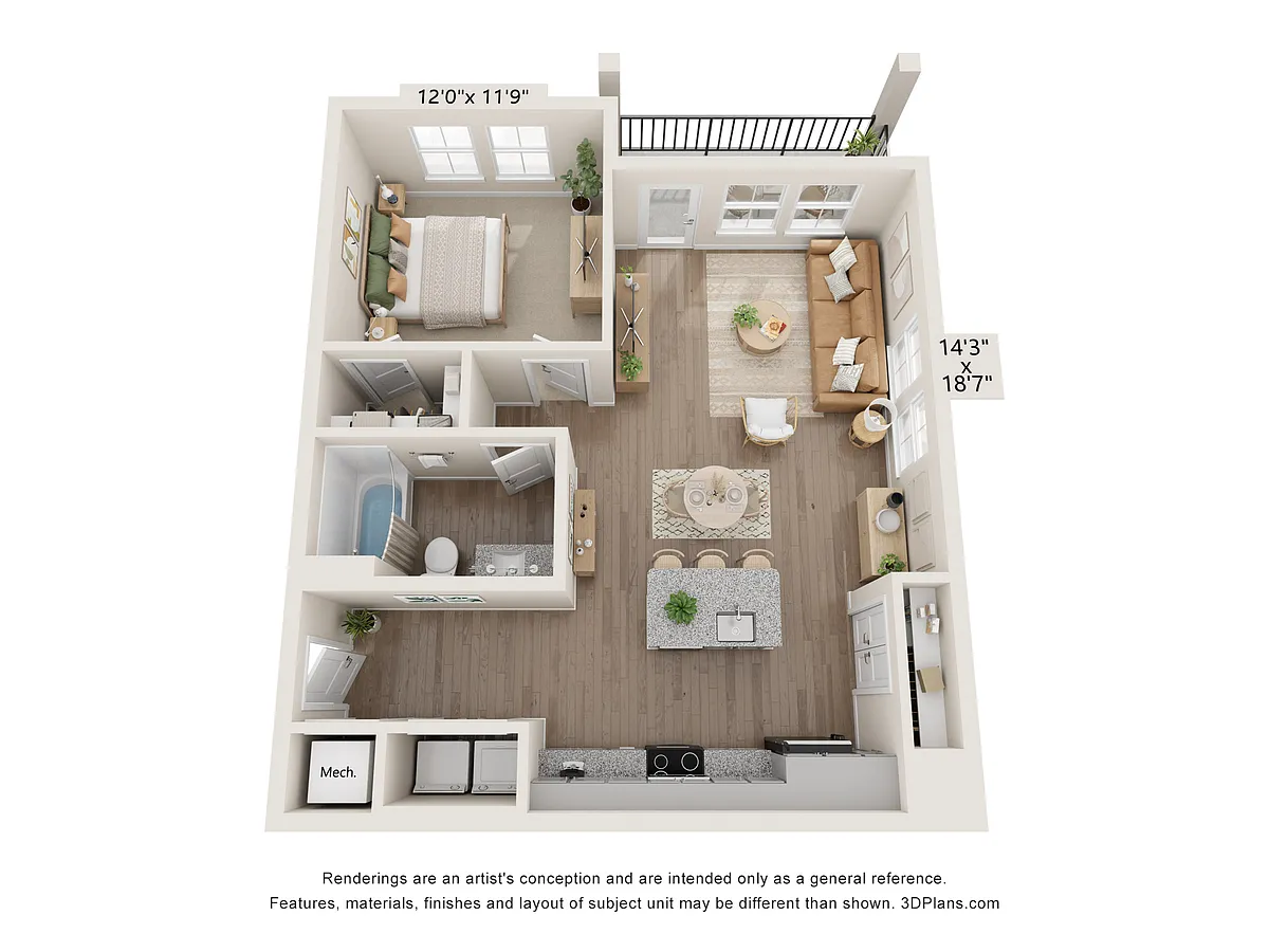 Floor plan Balsam
