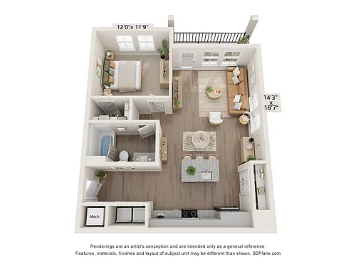 Floor plan Balsam