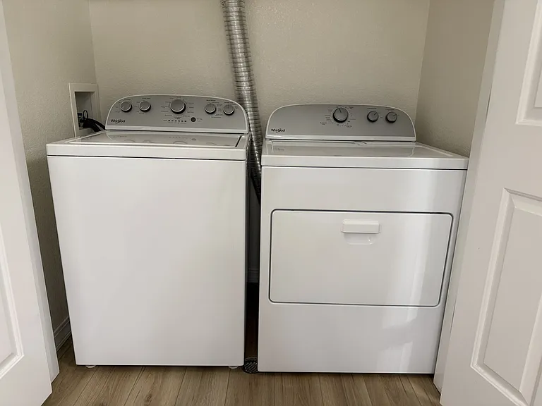 Utility Closet with washer/dryer