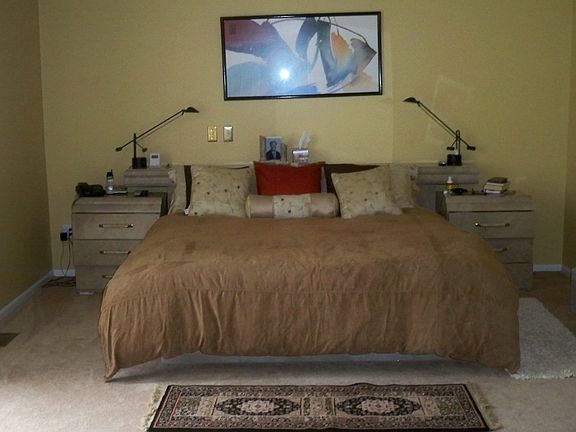 master bedroom with additional sitting area, great closet space 