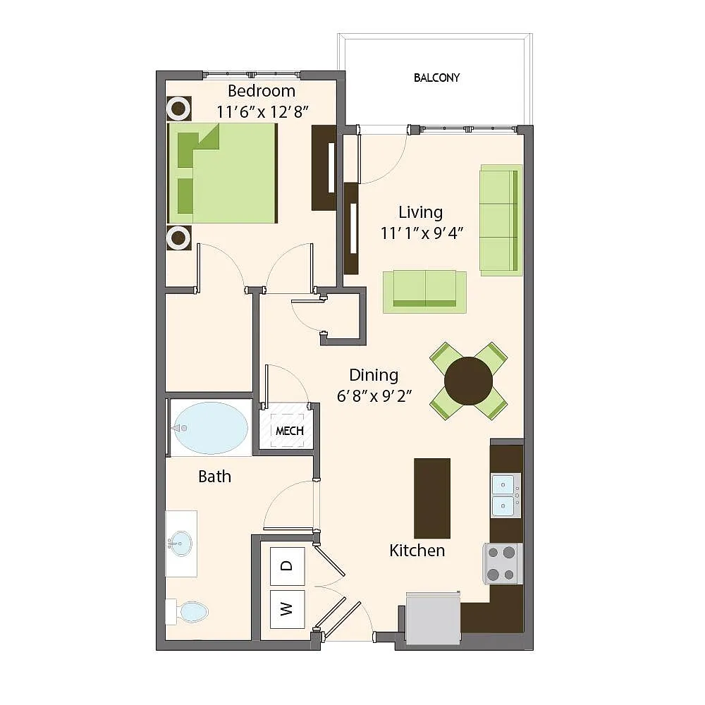 Floor plan A1HC