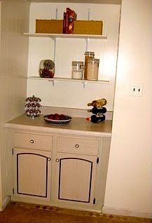 pantry in kitchen
