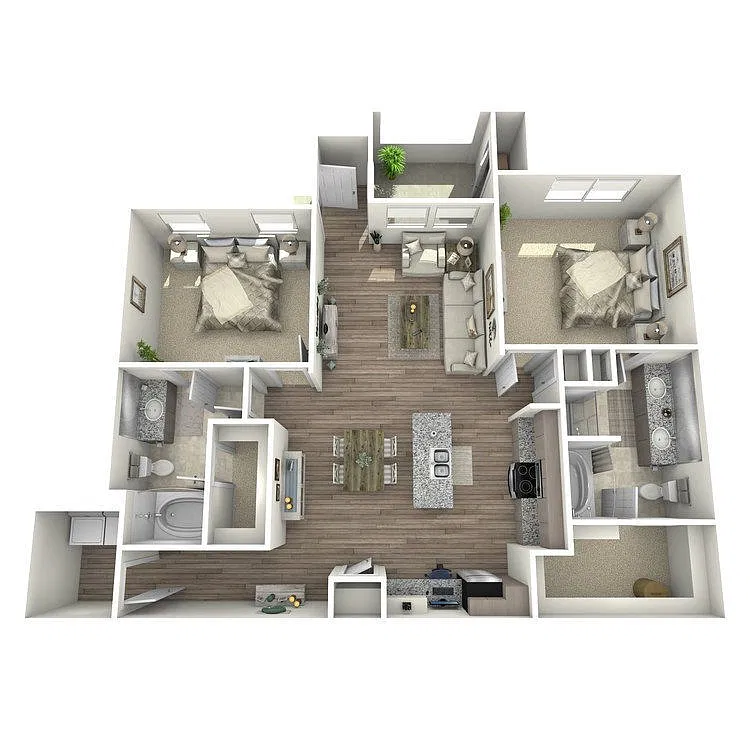 Floor plan Whispering Pines