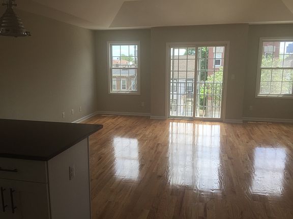 Living Room view with French doors