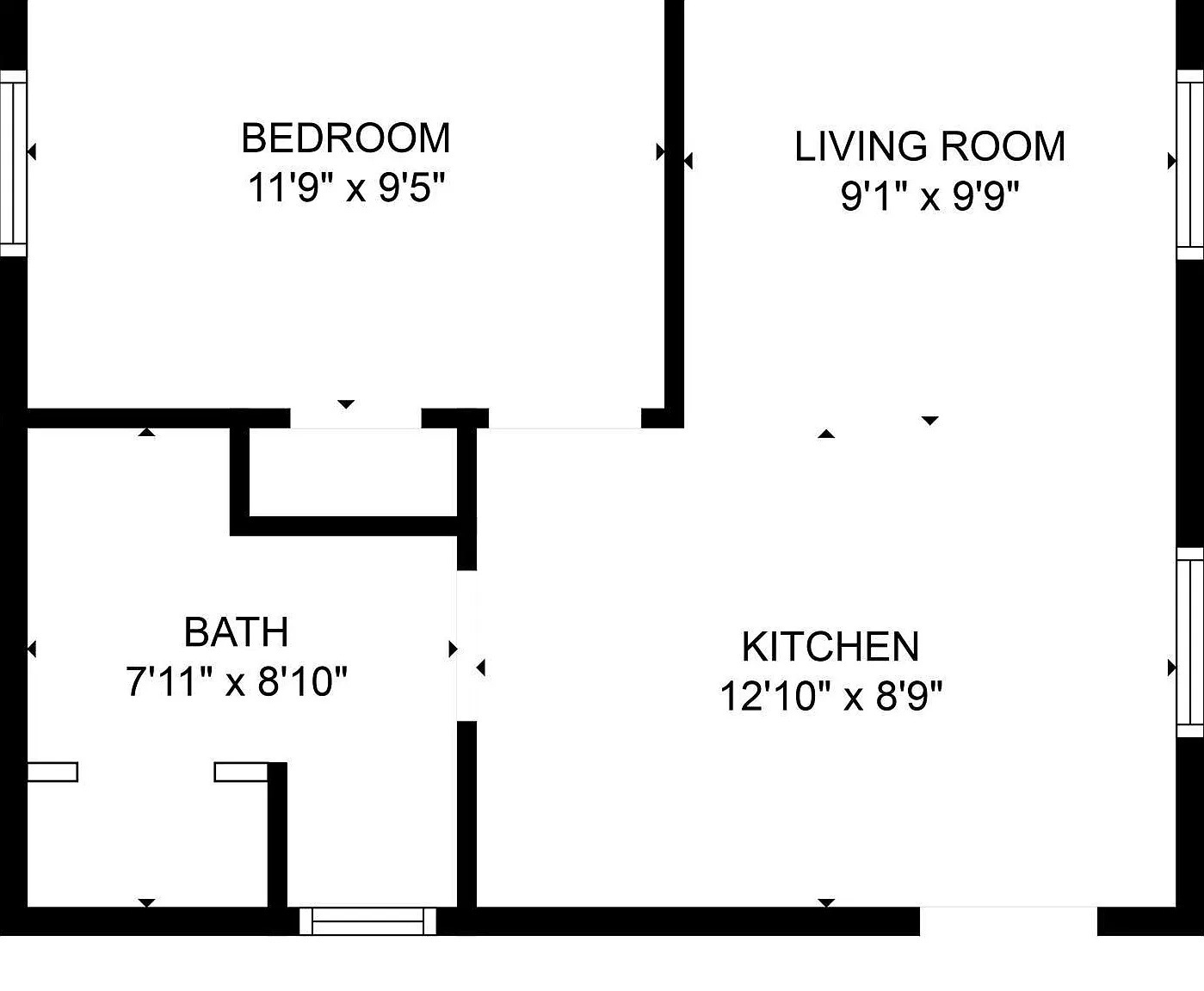 1 bed, 1.0 bath, 440 sqft, $1,400 — Photo 3