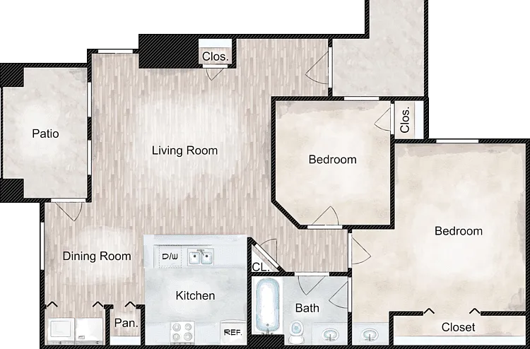 B1 Floorplan Diagram