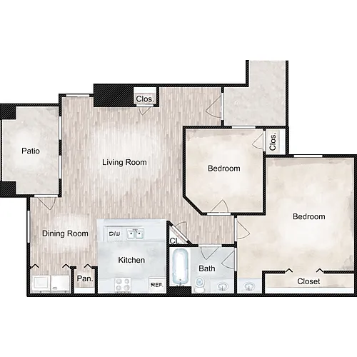 Floor plan B1