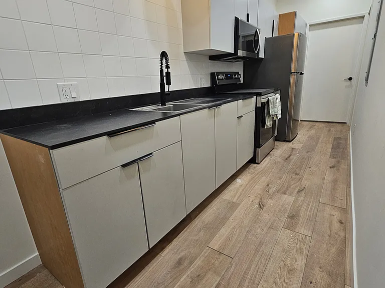 Kitchen with all-new appliances