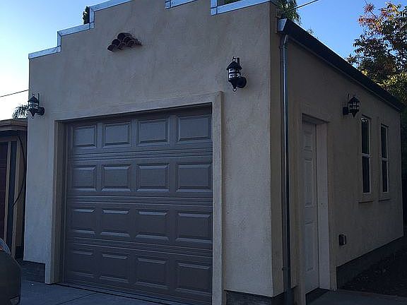 Brand new finished garage