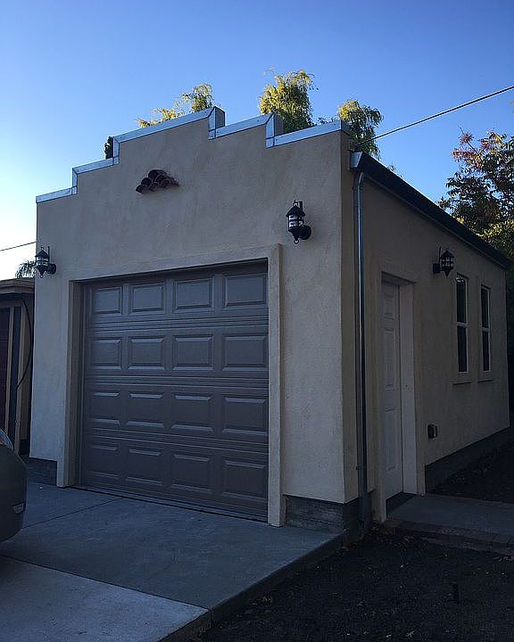 Brand new finished garage