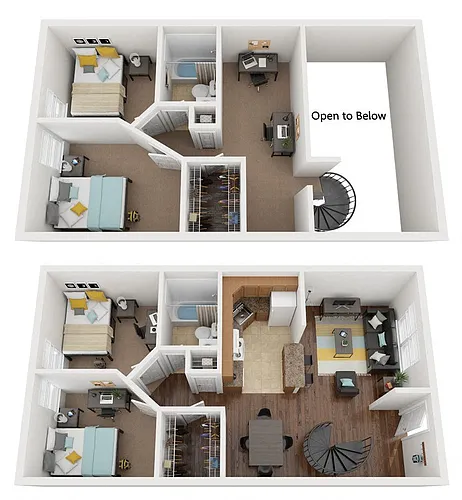 Floor plan 4 Bedroom 2 Bath